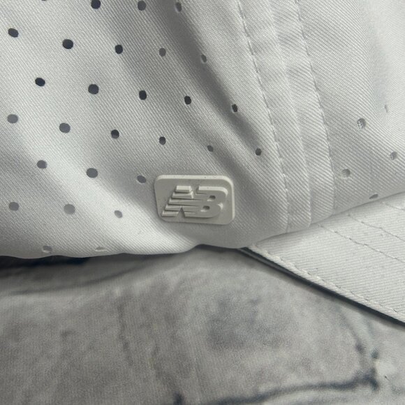 NWT New Balance Men's 6 Panel Pro Run Hat One Size (WHITE) (LAH41002) - Picture 7 of 16